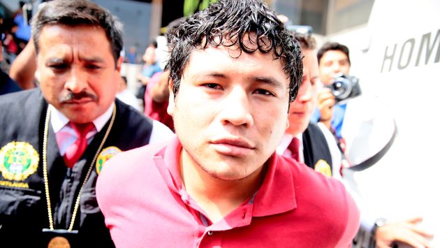 Asesinos de hijo de Carlos Burgos fueron trasladados a Fiscalía. (Andina)