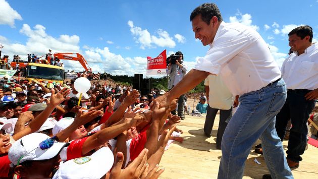 Ollanta Humala destaca reducción de la pobreza en el Perú. (Archivo Presidencia Perú)