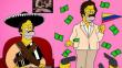 Homero Simpson se convierte en ‘El Chapo’ Guzmán y Pablo Escobar [Fotos]
