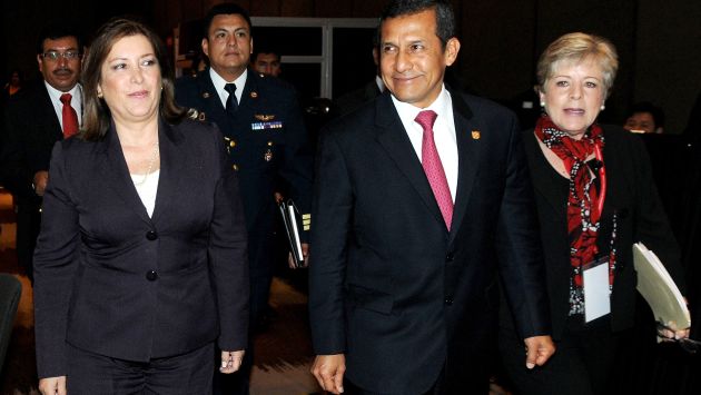Eda Rivas participó junto a Ollanta Humala en inauguración del XXXV periodo de sesiones de la Cepal. (Difusión)