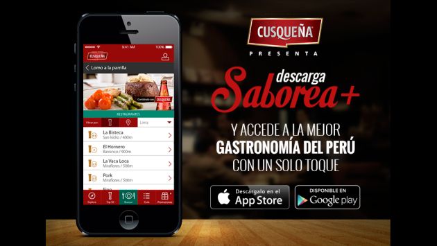 Cerveza Cuzqueña lanza aplicación móvil “Saborea+”. (Difusión)