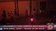 San Miguel: Murió uno de los heridos en enfrentamiento entre barristas