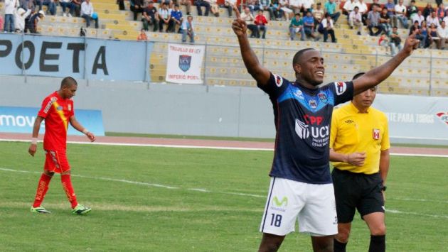 Copa Inca 2014: César Vallejo aplastó 5-0 a Sport Huancayo en Trujillo. (futboltrujillano.com)