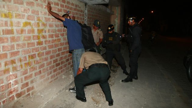 Policía detiene a 23 personas e incauta armas en operativo en Lima Norte. (USI/Referencial)