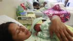 El primer bebé en nacer fue un niño. (Andina/RPP TV)