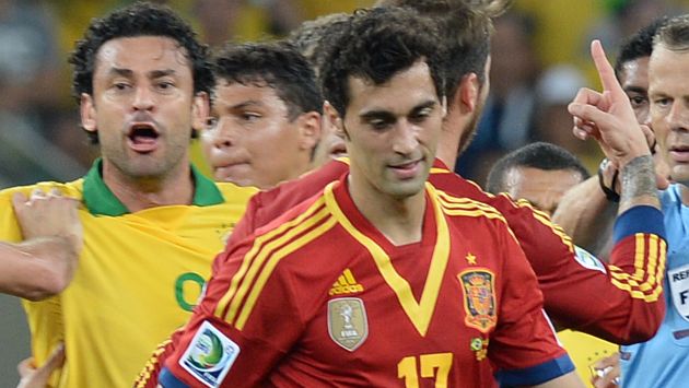 Brasil 2014: Álvaro Arbeloa no fue convocado para jugar por España. (AFP)