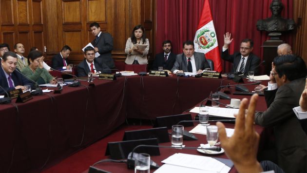 En Comisión de Constitución se sustentó proyecto para vacar a congresistas ligados al narcotráfico. (Luis Gonzales)