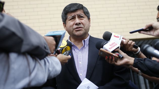 Pablo Talavera ratificó acusación constitucional contra magistrados del TC. (Luis Gonzales)