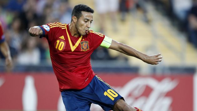 Thiago Alcántara se perdería el Mundial por lesión. (AP)