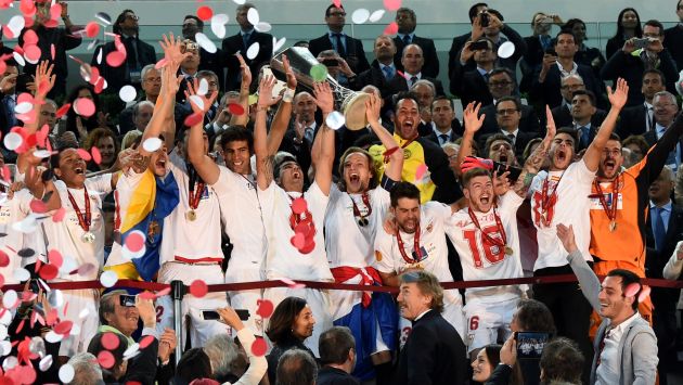 Europa League: Sevilla vence por penales a Benfica y se proclama campeón. (AFP)