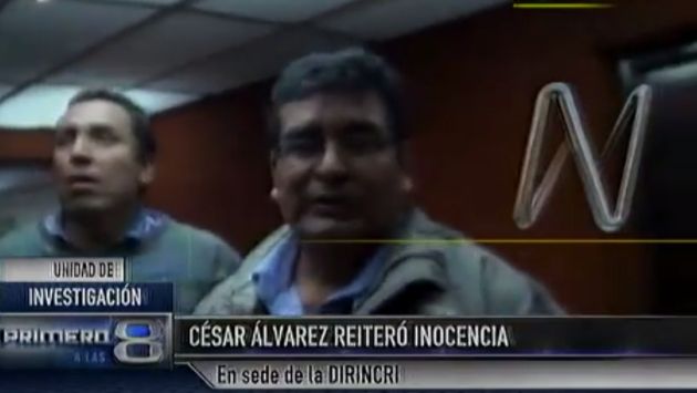 César Álvarez se declaró inocente y se encomendó a Dios. (Canal N)