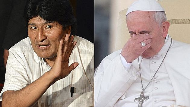 Evo Morales: “Que nos perdone Francisco, pero eliminaremos a San Lorenzo”. (EFE)