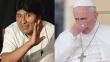 Evo Morales le pidió perdón al papa Francisco 