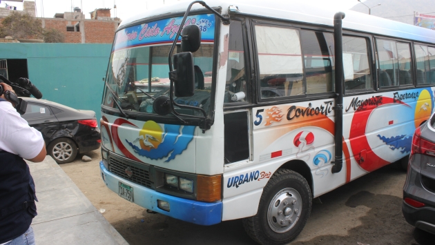 Bus pertenece a empresa Moderno Cielo Azul. (USI)