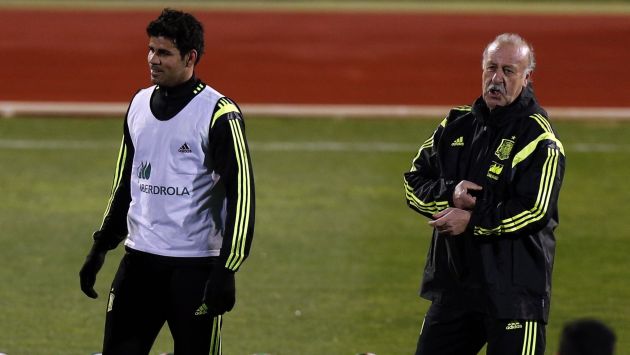 Vicente del Bosque retrasa lista final de España por Diego Costa. (Reuters)