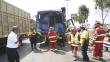 Arequipa: Choque frontal de dos buses deja cuatro muertos y más de 39 heridos 