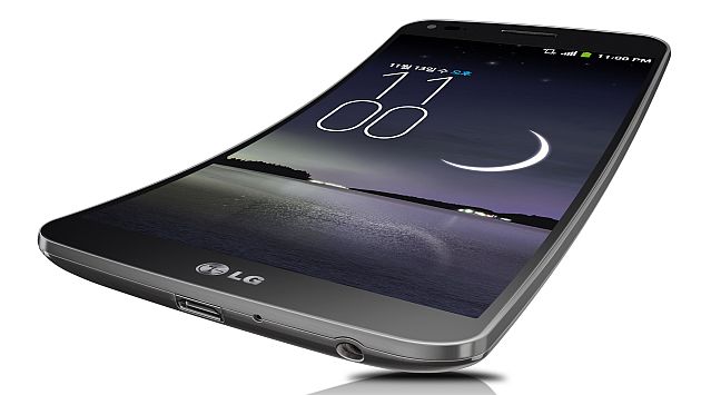 LG G Flex con diseño curvo. (Internet)