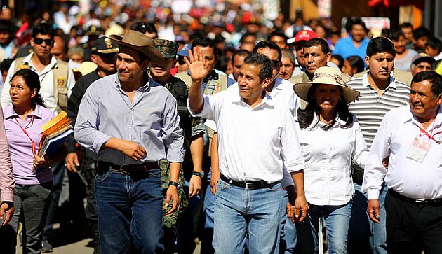 Humala dice que “no le temblará la mano” al momento de sancionar irregularidades. (Sepres)