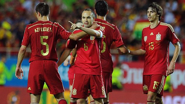 Brasil 2014: España gana 2-0 a Bolivia pero necesita urgente un delantero. (AFP)