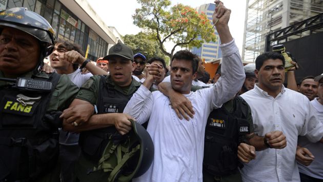 Fiscalía ratifica los cargos contra Leopoldo López y podría ir 10 años a prisión (AFP)