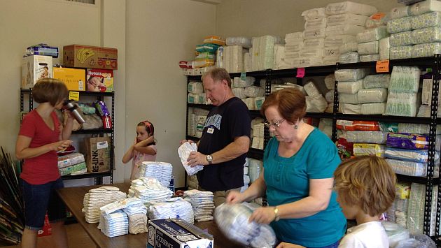 Delincuentes robaron 13 mil pañales destinados a la caridad. (Diaper Bank of North Carolina)