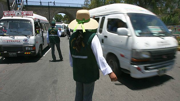 Arequipa: Multan a 1,530 transportistas por maltratos a pasajeros. (Heiner Aparicio)
