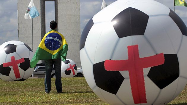 Brasil: A pocos días del Mundial, las manifestaciones continúan. (Reuters)