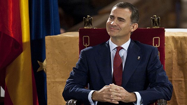 Felipe de Borbón promete trabajar por una mejor España. (AP)