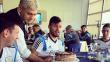 Sergio Agüero celebró su cumpleaños con la selección argentina