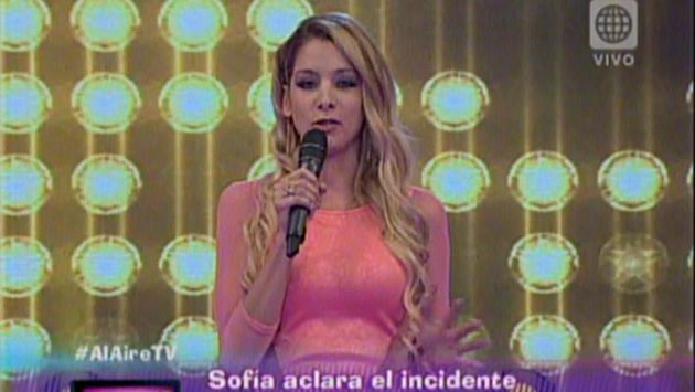 Sofía Franco ofreció disculpas por bronca con Silvia Cornejo en Al Aire. (América Televisión)