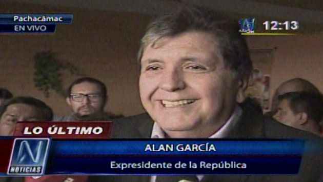 García criticó los escándalos de los ministros de este gobierno. (Canal N)