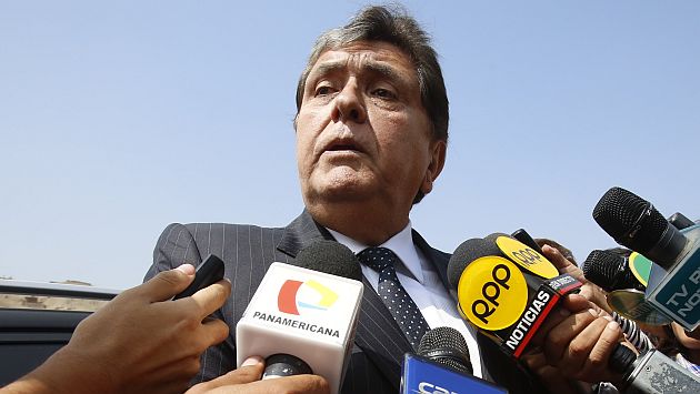 Alan García criticó apoyo de minería ilegal a Humala. (USI)