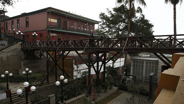 El tradicional Puente de los Suspiros en Barranco será remodelado. (USI)