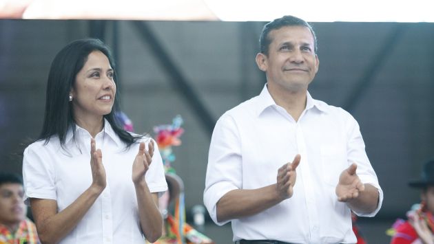 Ollanta Humala se aleja de la población al igual que su esposa. (Luis Gonzales)