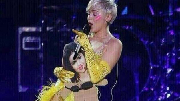 Fans de Selena Gomez criticaron a Miley Cyrus. (Twitter)