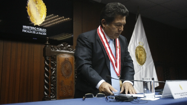 Fiscal de la Nación ahora deberá responder por los temas abordados en su encuentro con Rodolfo Orellana. (Martín Pauca)