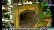 Chosica: Hampones hacen forado para robar S/.120 mil de zapatería y bodega  