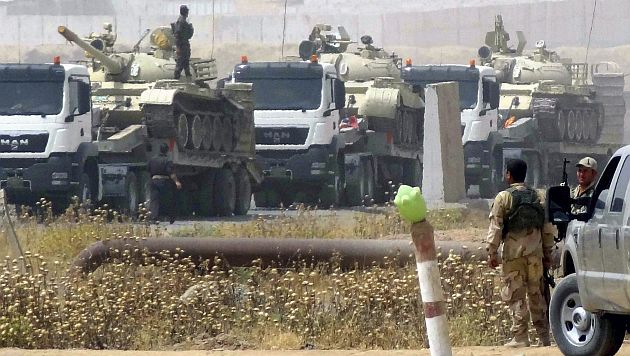 Las fuerzas iraquíes quieren lanzar una vasta contraofensiva desde Samarra. (EFE)
