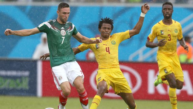 México ganaron 1-0 a Camerún el 13 de junio pasado.  (EFE)