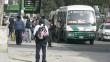 Paro de transporte público en Lima no tiene acogida