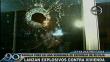 San Miguel: Arrojan explosivo a vivienda por cuarta vez