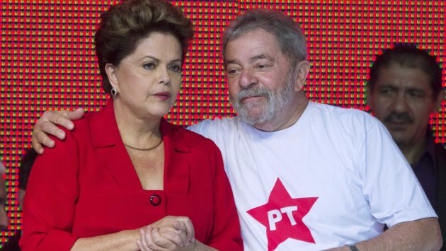 Dilma Rousseff y Lula da Silva durante proclamación de la candidatura. (Reuters)