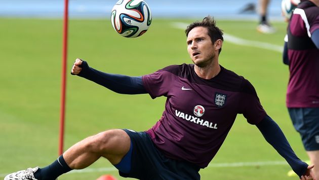 Frank Lampard debutó en octubre de 1999 ante Bélgica. (AFP)
