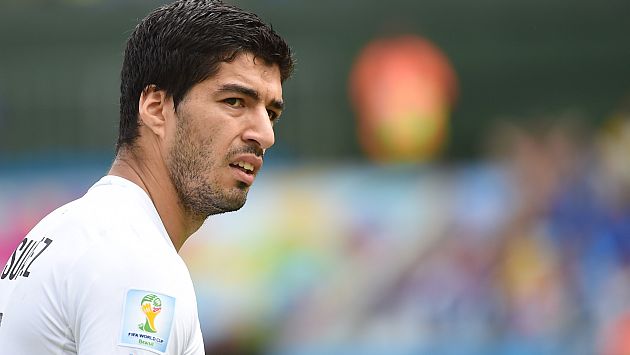 Luis Suárez quedó fuera del Mundial. (AFP)
