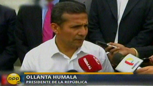 Ollanta Humala habló sobre situación de Gregorio Santos. (RPPTV)