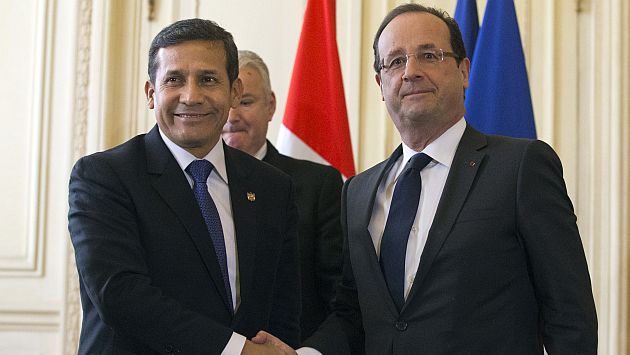 Congreso aprueba visita oficial de Ollanta Humala a Francia. (AFP)
