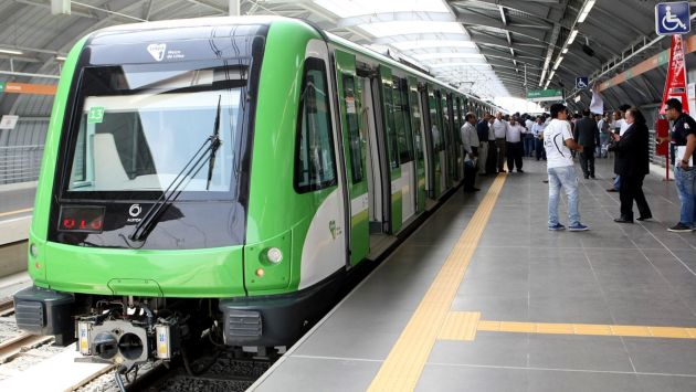 Gobierno no define la tarifa que se cobrará en la ruta de San Juan de Lurigancho del Metro de Lima. (USI)