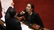 Cecilia Chacón y Mesías Guevara se dijeron de todo en el Pleno de Congreso