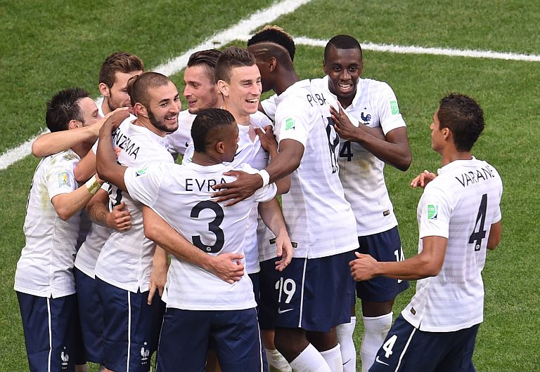 Seleccionado francés sigue avanzando en el Mundial sin mayores problemas. (AFP)