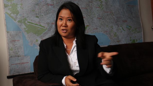 Keiko Fujimori: “Me preocupan las credenciales del ministro Daniel Urresti”. (USI)